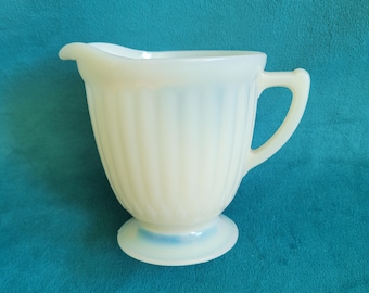 Macbeth-Evans Monax Petalware Glass Creamer