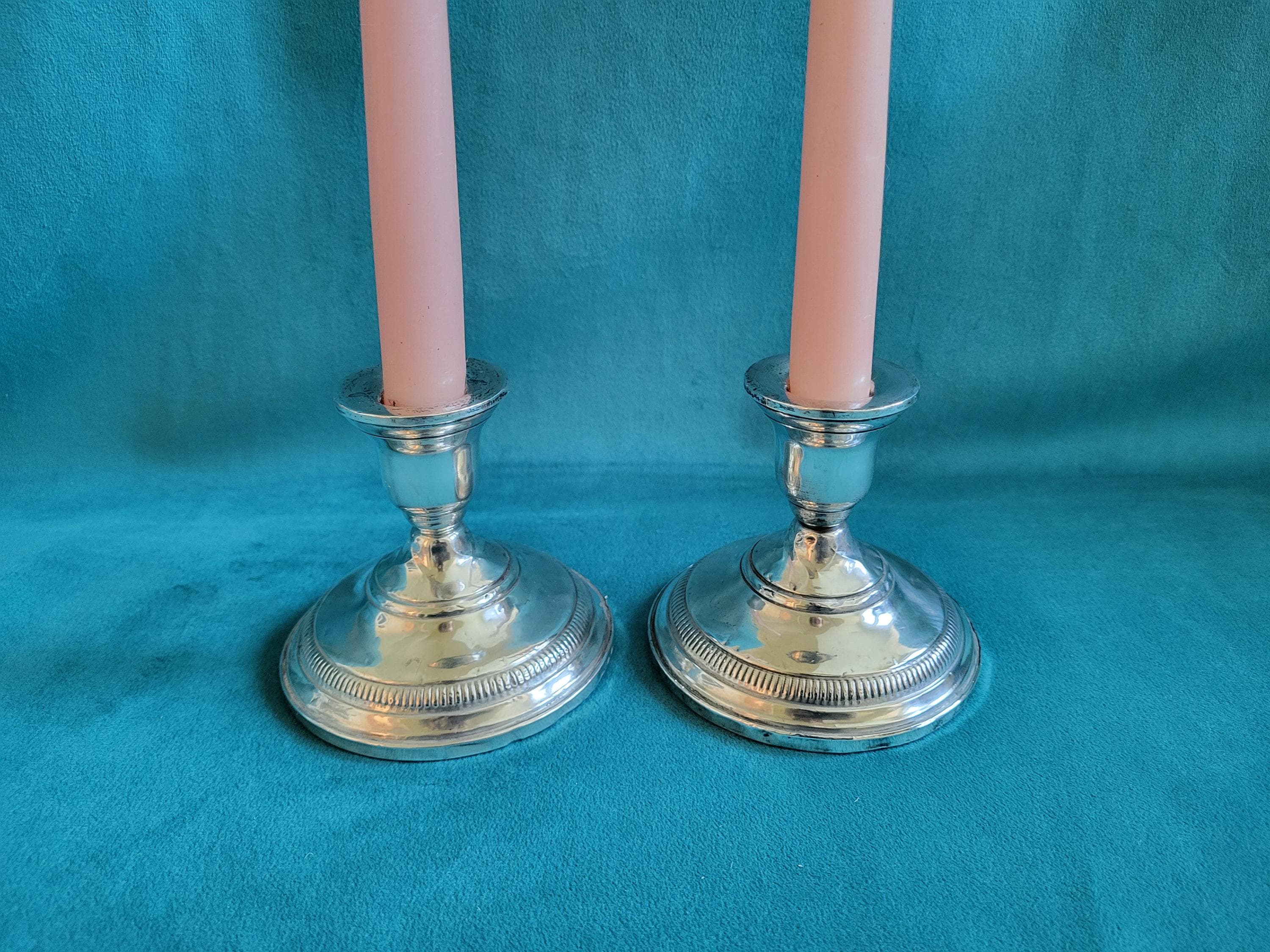 Sterling Weighted Candlestick - Etsy