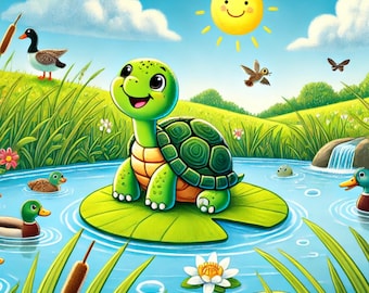 The Brave Little Turtle || Kids/Children Ebook Story