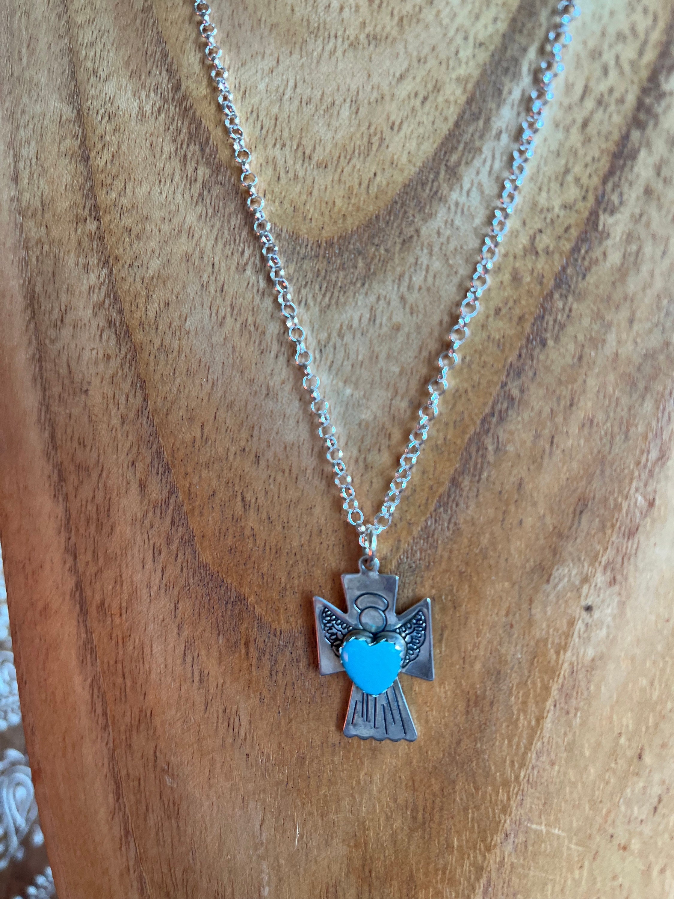 Carolyn Pollack Angel Necklace - Etsy