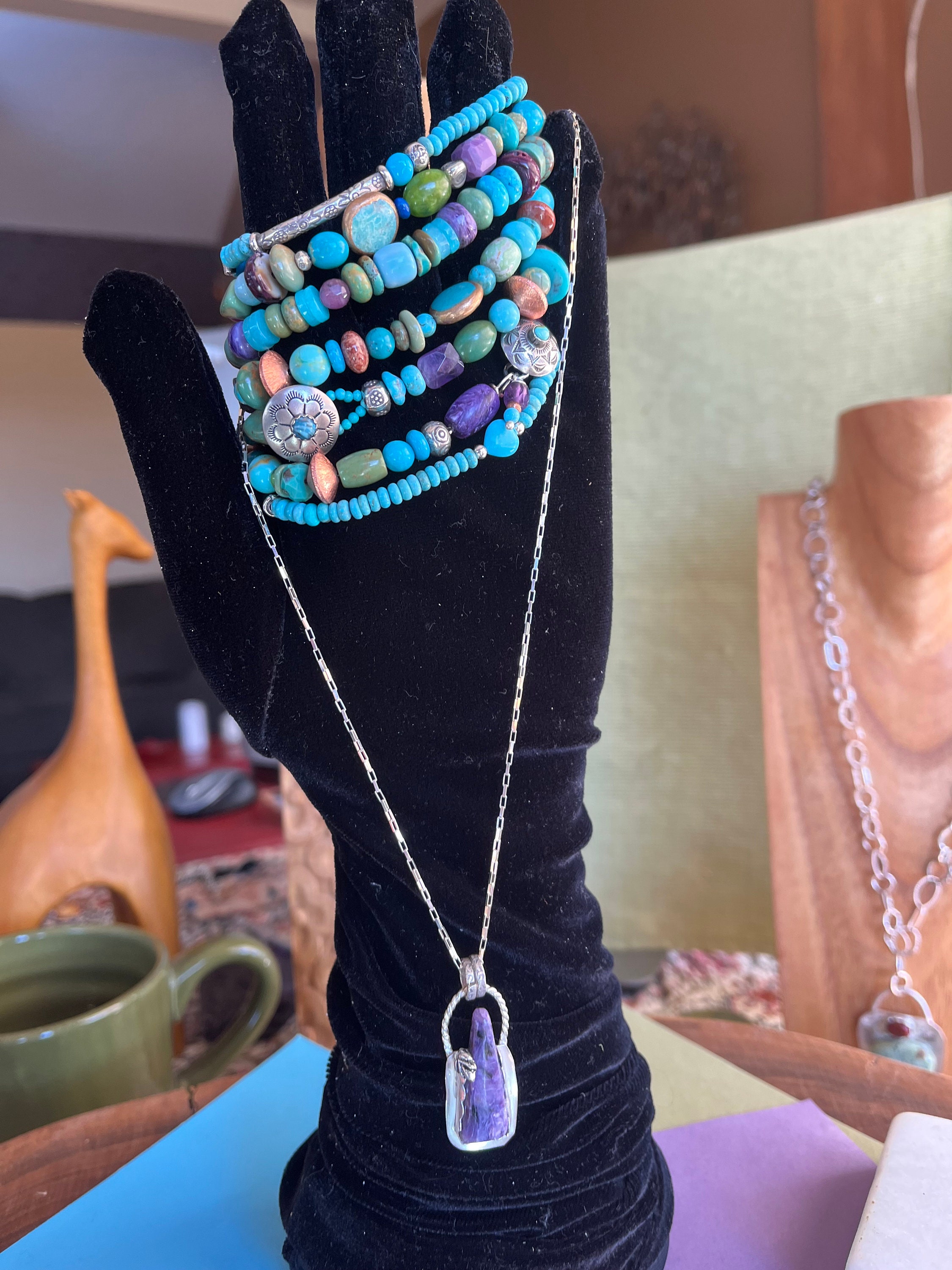 Sundance Style Jewel Tones Semiprecious Stone Bracelet
