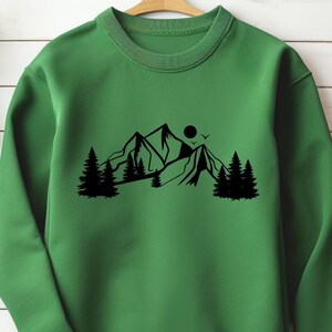 Mountain Tree Sweatshirt, Hiking Sweatshirt, Camping Sweatshirt, Tree Sweatshirt, Mountains Sweatshirt, Outdoors Sweatshirt, Mountain Shirt