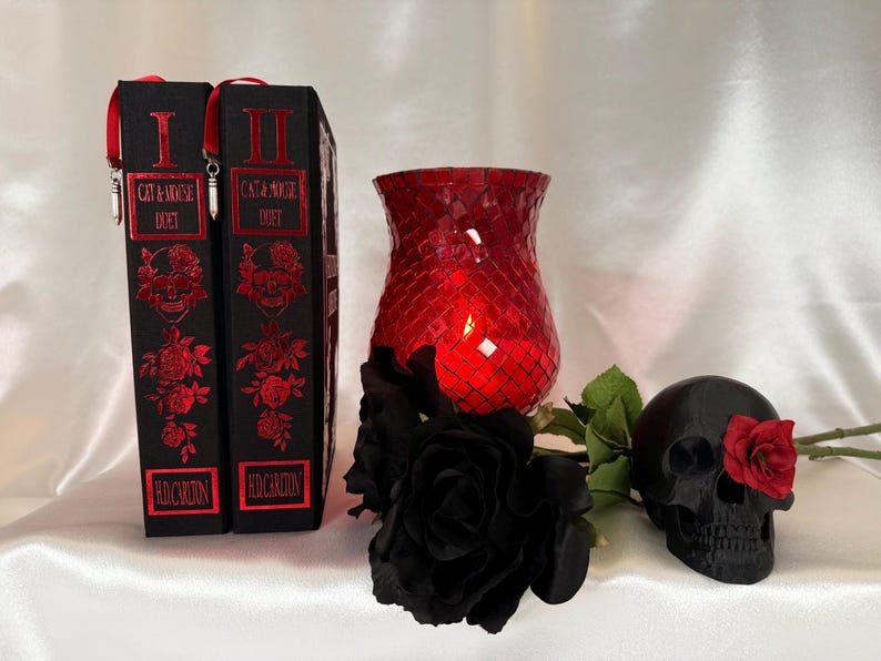 Cat and Mouse Duet - Haunting Adeline & Hunting Adeline – Custom Bookbinding Set - Customizable Colors image 3