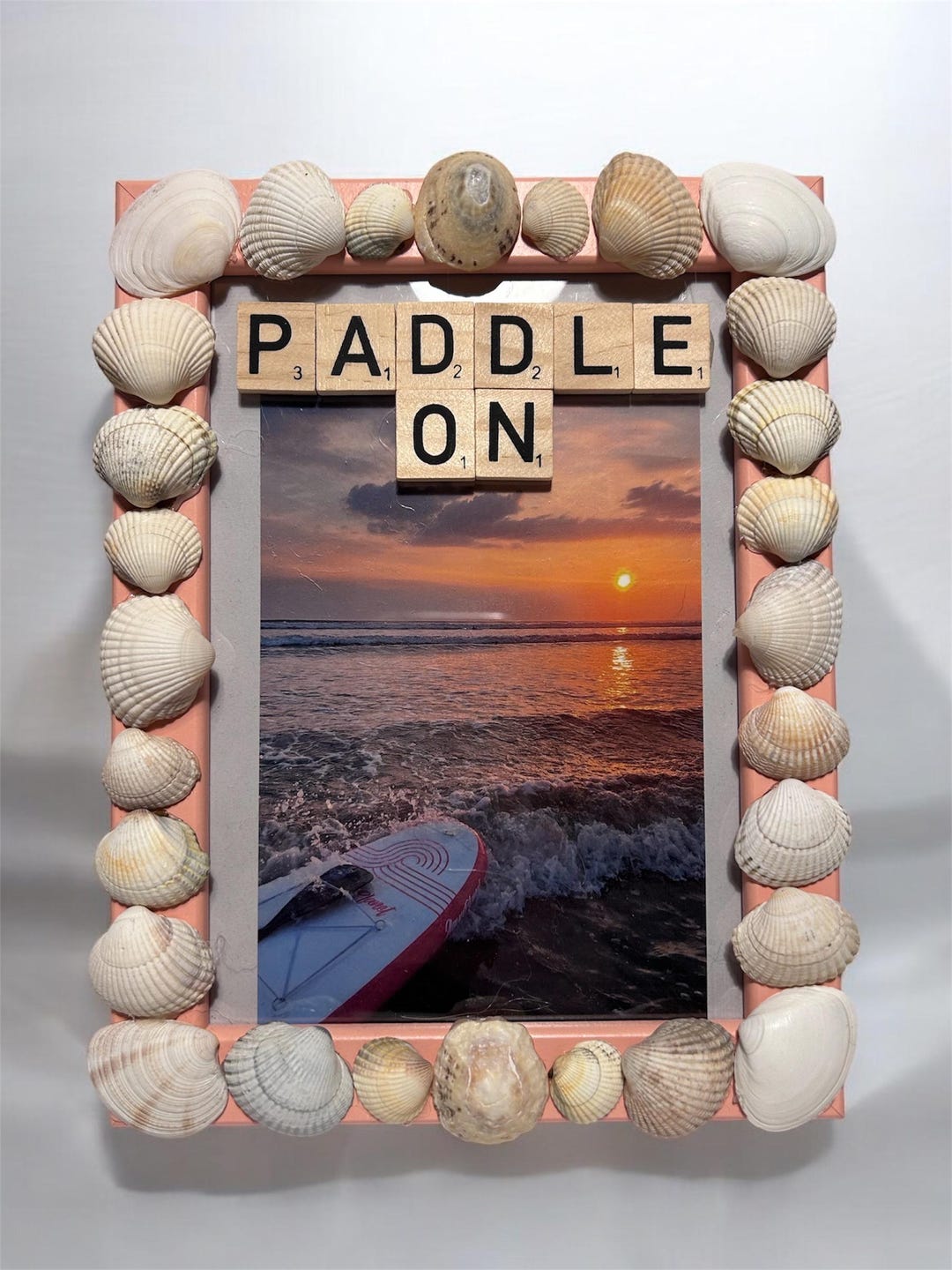 Handmade Seashell Picture Frame: Coastal Decor - Etsy