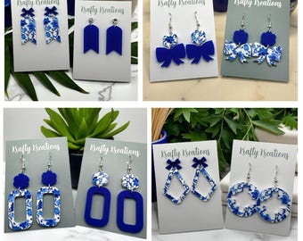 Bow + Geometric Earring SVG Bundle: Laser Cut Files (Digital Download Only)
