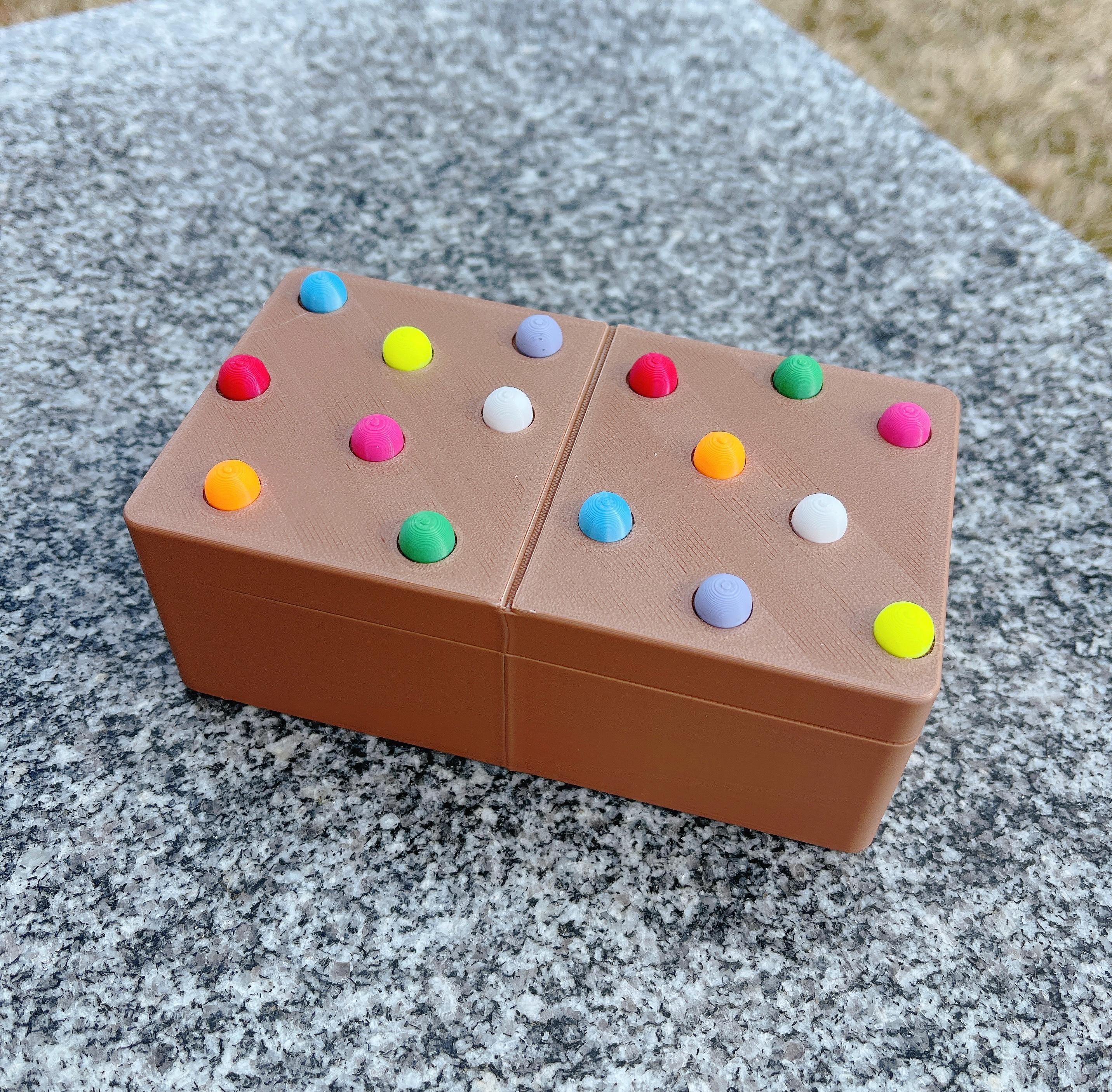 Cosmic Brownie Container, Cosmic Brownie, Brownie, Little Debbie, Rhinestones, 3D Printed, Storage