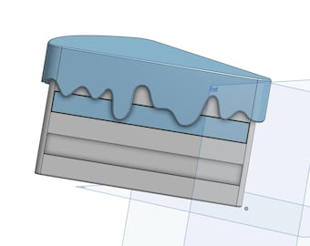 Cake Slice Container, Magnetic Container, Custom, 3D Printed Cake Slice, 3D Printed,  STL File, Downloadable, 3D Printed Cake, Food Inspired