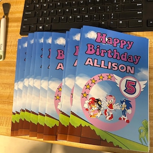 Personalized Coloring Books | Set of 6 Birthday Party Favors