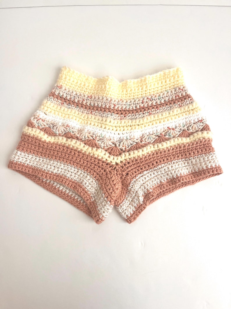 Caroline Crochet Shorts in White