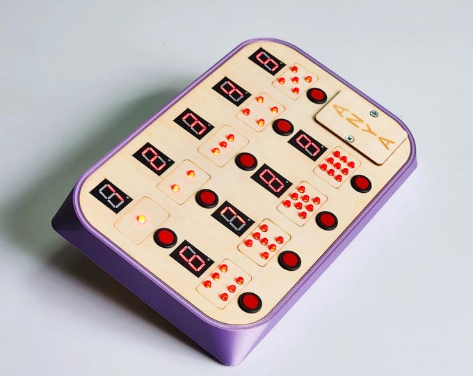 Personalized LED Montessori Counting Board, Sensory Math Toy