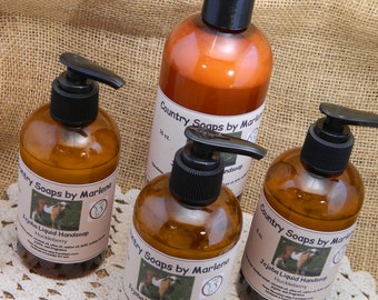 Huckleberry Liquid Hand Soap 8 oz bottle with pump