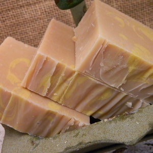 Dandelion Pear Goats Milk Soap - All Natural Soap, Homemade Soap, Handmade Soap, Handcrafted Soap, Goats Milk Soap, Cold Processed Soap