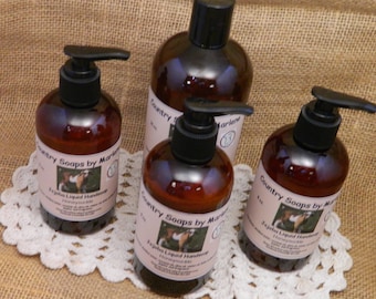 Honeysuckle jojoba liquid hand soap 16 oz homemade soap handmade soap refill size