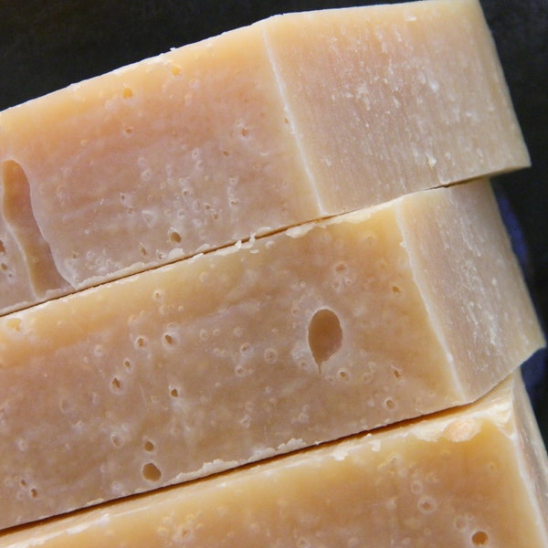 Fragrance Free Shea and Oatmeal Goats Milk Soap with colloidal oatmeal