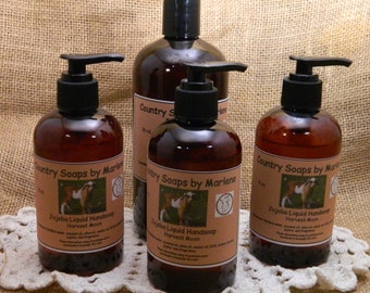Harvest Moon jojoba liquid soap refill size handmade soap homemade soap