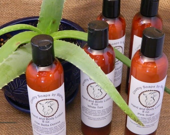Pink Sugar Hand and Body Lotion made with Aloe Vera 8 oz