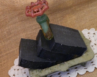 Unscented Activated Charcoal Goats Milk Soap Fragrance Free