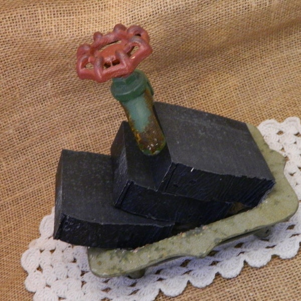 Unscented Activated Charcoal Goats Milk Soap Fragrance Free