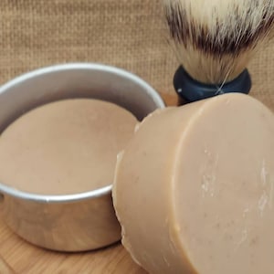 Balsam and Cedar Goats Milk Shave Soap 5 oz - All Natural Soap, Homemade Soap, Handmade Soap, Handcrafted Soap, Cold Processed Soap