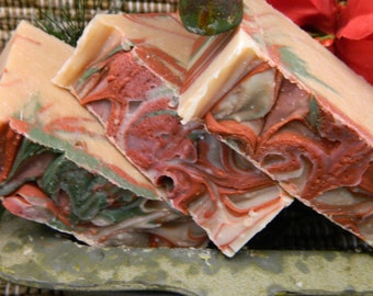 Cranberry Balsam Goats Milk Soap Cold processed soap handmade soap homemade soap