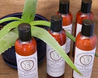 Almond Honey Hand and Body Lotion 8 oz Made with Aloe Vera