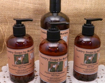 Blue Sugar Jojoba Liquid Hand Soap 16 oz refill size