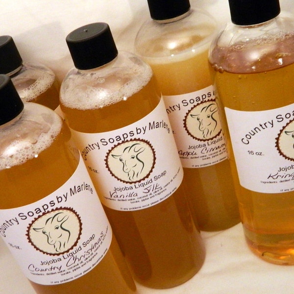 Apple Cinnamon Liquid Hand Soap 16 oz refill size