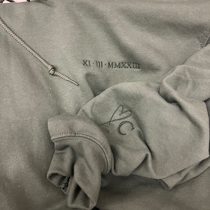 Suéter bordado personalizado