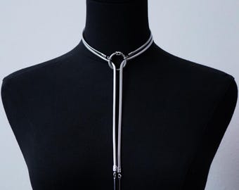 ウロボロスの牙ネックレス｜ステンレススチール製スネークチェーン｜Oリングゴシックネックレス