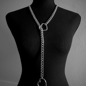 Edelstahl Slip-Kettenhalskette | Herz, Stern, Ouroboros, oder O-Ring | Solide und stark