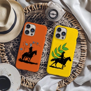 Capa para iPhone amante de cavalos Capa magnética resistente para iPhone 15 Capa para iPhone 14 Capa para iPhone 13 Capa compatível com acessórios MagSafe Capa de telefone ocidental