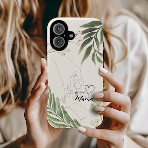 Telefoonhoesje voor moeder New Mom cadeau Blessed Mama Cadeau voor moeder Telefoonhoesje voor iPhone, Samsung Galaxy en Google Pixel