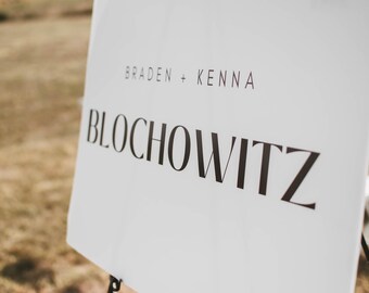 Wedding Sign Customizable Template