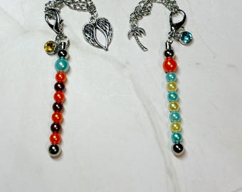 Bunny South Park themed Bag charm / keychain set