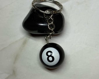 Lucky 8 Ball Nyckelring