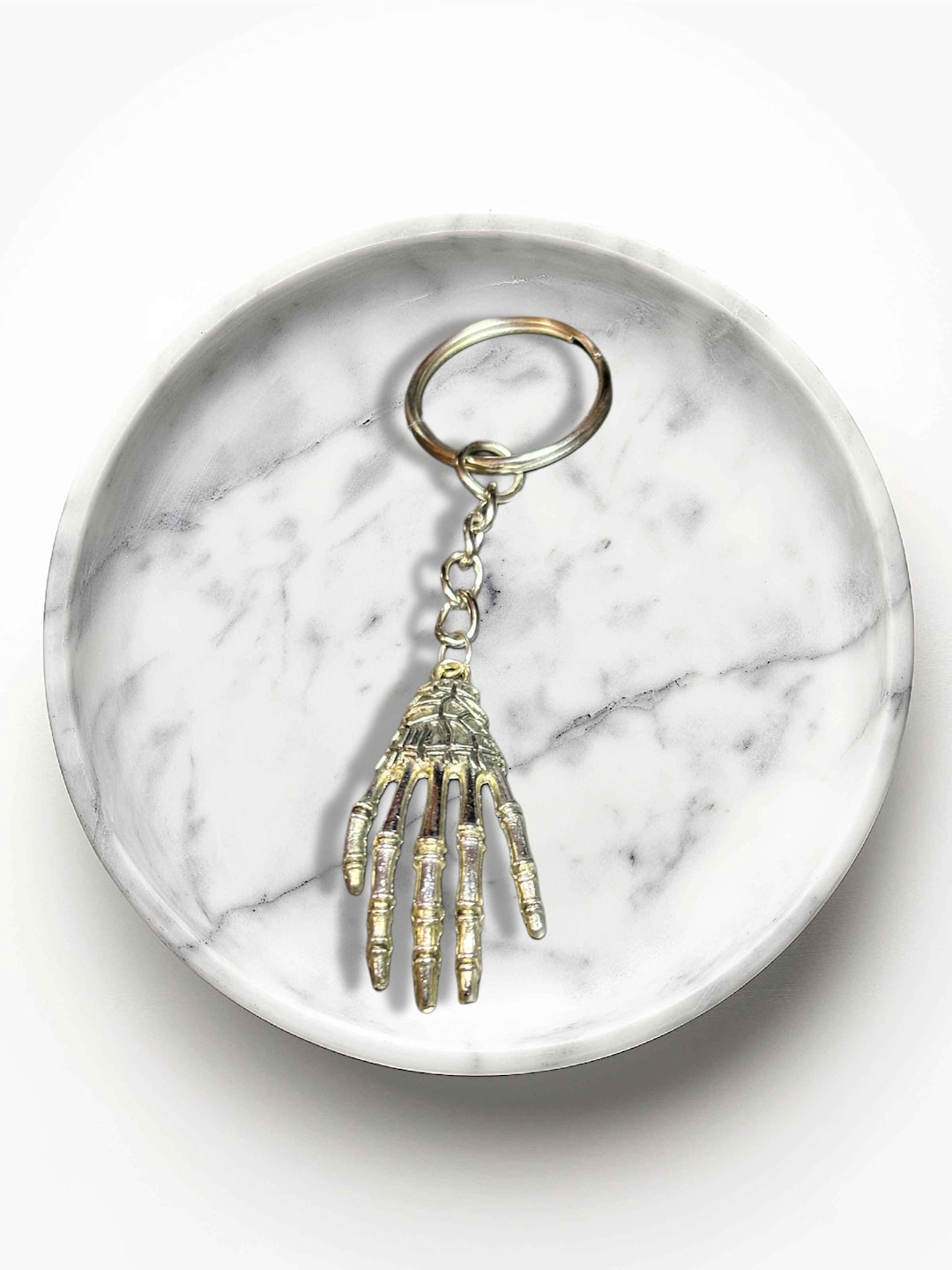 Skeleton Hand Key Chain Skeleton Hand Keychain - Etsy