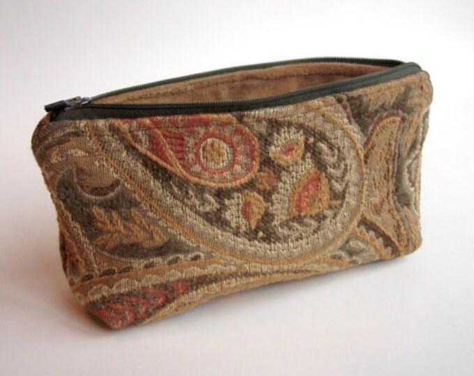 Knitting Notions Bag Luxury Floral Brocade Etsy