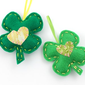 Shamrock Felt Ornaments