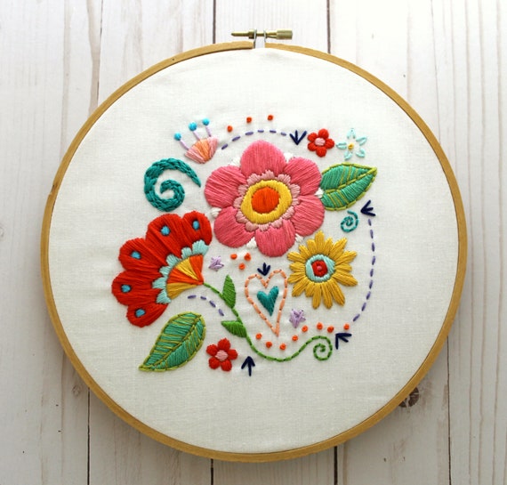 Transfer Vintage Embroidery Patterns - Vintage Living, Modern Life