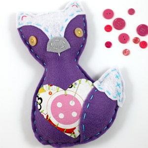 Felt Fox Plush Toy Craft Pattern