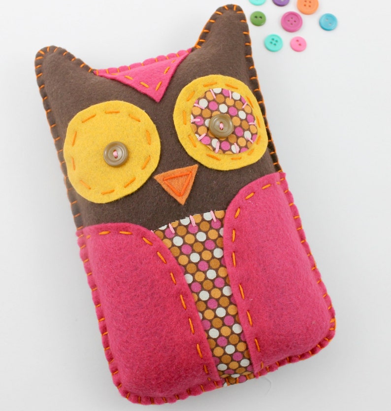 Owl Plush Sewing Pattern. Felt Toy. Hand Embroidery. Beginner | Etsy
