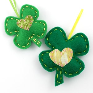 Luck Four Leaf Clover Ornaments