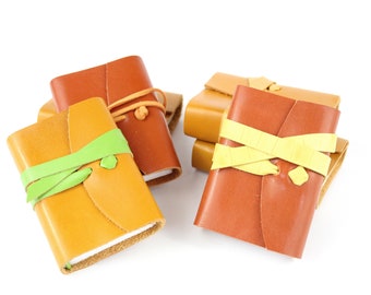 Small Pocket Journal Leather Notebook