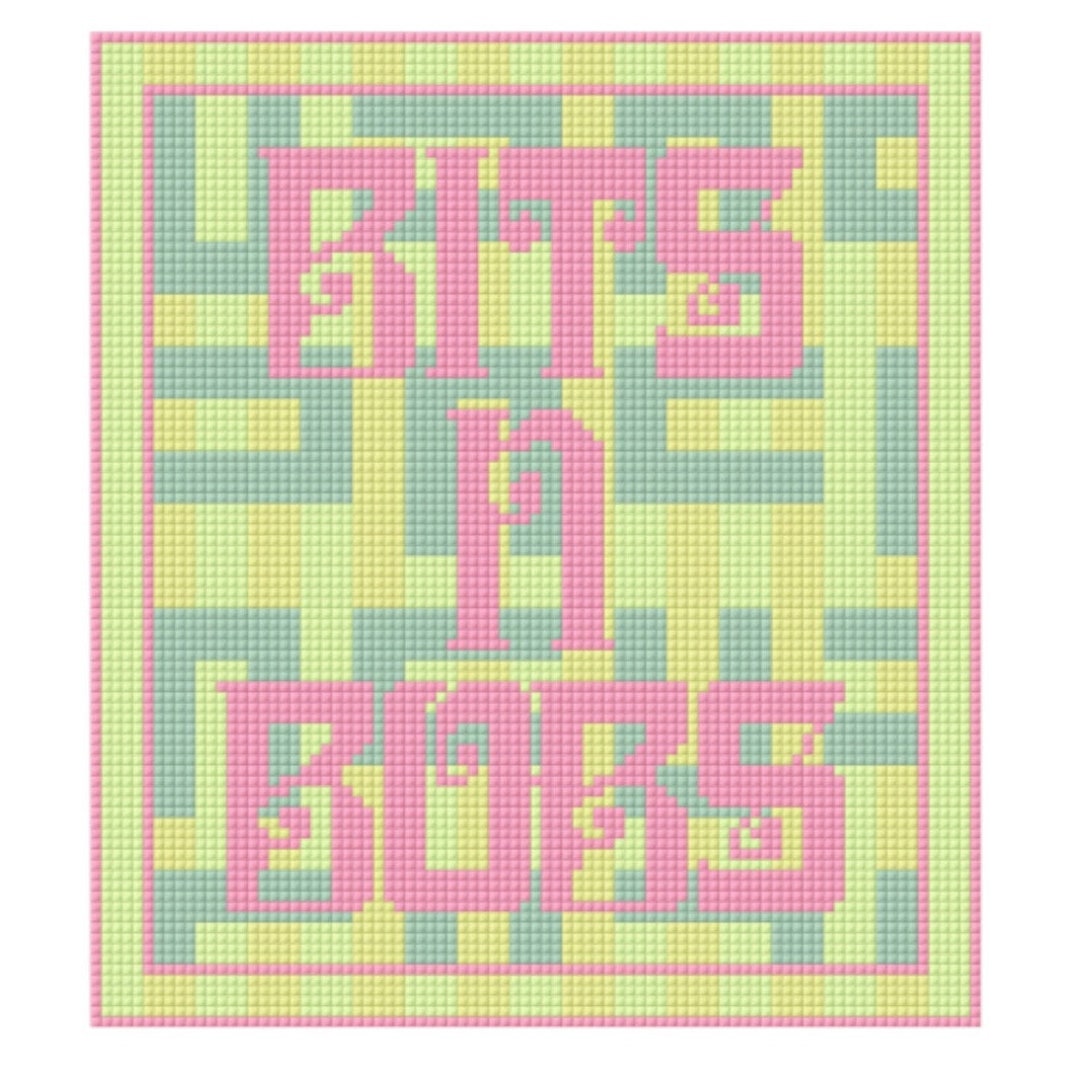 Bits N Bobs Needlepoint Chart - Funky Background (PDF) - Etsy