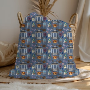 Gilmore Girl Navy Collage Plush Blanket, Cozy Soft Fleece Throw Blanket for Home, Perfect Gift for Gilmore Girl Fans & Collectors