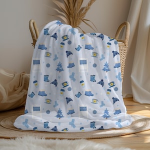 Gilmore Girl Blue Winter Plush Blanket, Cozy Soft Fleece Throw Blanket for Home, Perfect Gift for Gilmore Girl Fans & Collectors