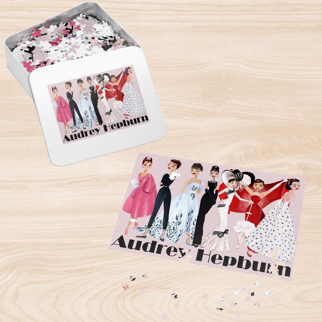 オードリー・ヘプバーン ジグソーパズル フレーム付き オードリー