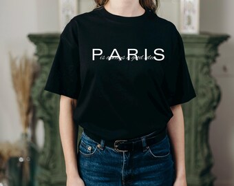 Paris T-Shirt: Minimalistisches Reise Geschenk