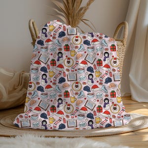 Coperta di peluche natalizia Gilmore Girl, morbida coperta in pile per la casa, regalo perfetto per fan e collezionisti di Gilmore Girl