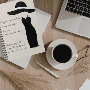 Audrey Hepburn Journal, Audrey Quote Spiral Notebook